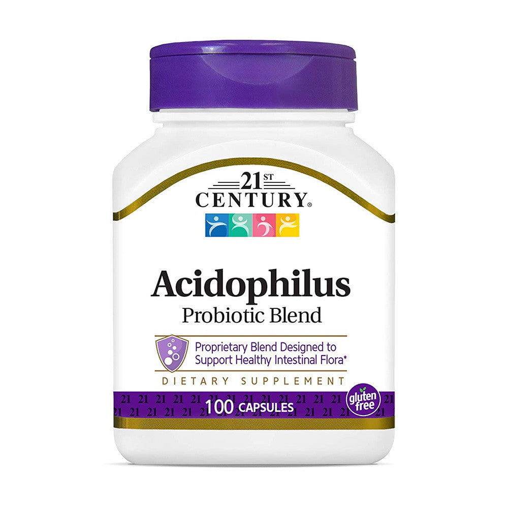21St Century Acidophilus High-Potency Capsules - 100 Ea